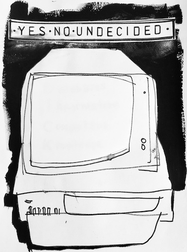 Cartoon: Philosophical Logic (medium) by Unsponsoredartist tagged computers