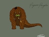 Cartoon: Professor Pangolin (small) by SharlottWardnerArt tagged math2022