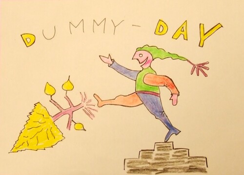 Cartoon: DOOMSDAY  KICKED (medium) by skätschup tagged rausgeworfen,schwätzer,bubi,waschlappen