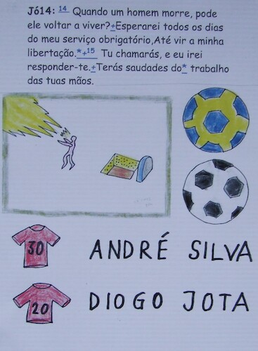 Cartoon: DIOGO JOTA  ANDRE SILVA FUßBALL (medium) by skätschup tagged hoffnung,trost,in,den,schwersten,zeiten