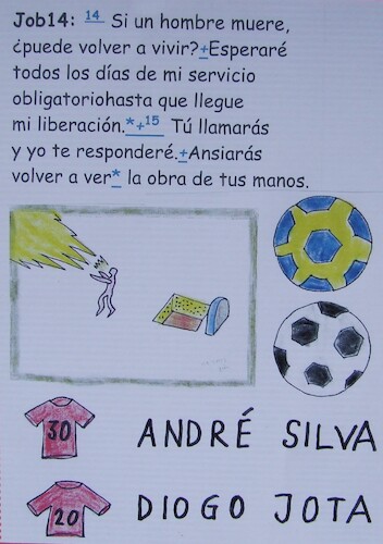 Cartoon: DIOGO JOTA  ANDRE SILVA FUßBALL (medium) by skätschup tagged hoffnung,trost,in,den,schwersten,zeiten