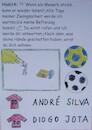Cartoon: DIOGO JOTA  ANDRE SILVA FUßBALL (small) by skätschup tagged hoffnung,trost,in,den,schwersten,zeiten