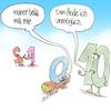 Cartoon: Teilen mit Null (small) by Witzvorlage tagged math2022