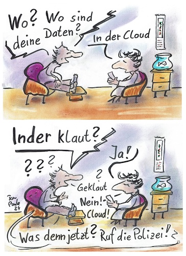 Cartoon: In der Cloud (medium) by TomPauLeser tagged cloud,wolke,ablageort,speicher,speicherort,datenspeicher,datenspeicherung,speicherung,internet,handy,inder,klaut,klauen,sprachverwirrung