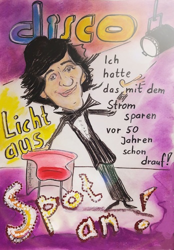 Cartoon: Licht aus - Spot an (medium) by TomPauLeser tagged gratulation,geburtstag,ilja,richter,licht,an,spot,aus,disco,discoshow,moderator,70er,siebzigerjahre,tompaul,thomas,leser,karikatur,cartoon,arbeit,art,business,caricature,cartoons,comic,demokratie,deutschland,digital