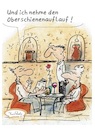 Cartoon: Auflauf (small) by TomPauLeser tagged aubergie,auflauf,auberginenauflauf,essen,trinken,ober,kellner,restaurant,essengehen,gastronom,kellnerwitz,oberwitz,schiene,oberschiene,speise,speisen