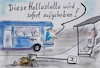 Cartoon: Bushaltestelle (small) by TomPauLeser tagged bushaltestelle,haltestelle,verkehrsschild,bushaltestellenschild,bus,omnibus,doppeldecker,autobus,autocar,personentransporter,bedeutung,ort,standort,aufenthalt,verbleiben,haltepunkt,verbleib,pause,omnibushaltestelle,autobushalte