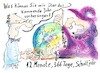 Cartoon: Die Vorhersage (small) by TomPauLeser tagged vorhersage,schaltjahr,366,tage,365,12,monate,jahr,jahreswechsel,neues,wahrsagerin,wahrsager,horoskop,astrologie,glaskugel,sterne,anzugträger,fragesteller,fragestellung