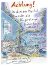 Cartoon: Eine hervorragende Navi-App (small) by TomPauLeser tagged bürger,bürgersteig,achtung,warnung,warnapp,hochklappen,hochgeklappt,navi,app,handybenachrichtigung,appbenachrichtigung,appnachricht,meldung,handymeldung,straße,sperrstunde,nachtzeit,nachtruhe,abendruhe,ruhe,eingeklemmt