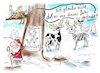 Cartoon: Flucht vorm Dienst (small) by TomPauLeser tagged rentier,rote,nase,rednose,weihnachtsmann,wald,schnee,schneewald,plakat,verloren,entlaufen,finden,gefunden,zebra,verkleidung,bodypainting,maskerade,maske,masken,maskieren,dalmatiner,tiger,baum,bischhofsstab,finderlohn,belohnung,tannenbäume