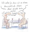 Cartoon: Forsches Möbel (small) by TomPauLeser tagged ausziehtisch,möbel,treff,treffen,wein,sitzen,weinglas,tisch,date,nackt,fkk