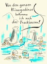 Cartoon: Fracksausen (small) by TomPauLeser tagged klima,klimaschutz,pinguine,seelöwen,eis,eisscholle,eisberg,packeis,antarktis,arktis,ozean,kleber,klimakleber,klimaschützer,seehund