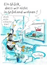Cartoon: Gelassenheit Nähe Südpol (small) by TomPauLeser tagged grönland,arktis,antarktis,nordpol,südpol,trump,pinguine
