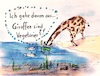 Cartoon: Giraffe Guido (small) by TomPauLeser tagged giraffe,fische,afrika,zoo,tiergehege,vegetarier,algen,tauchen,tauchsport,fressen,futter,tauchmaske