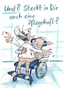 Cartoon: Infoblatt P01 der BAMS (small) by TomPauLeser tagged bams,bundesministerium,bundesagentur,für,arbeit,und,soziales,rollstuhl,pflegekraft,senior,pflegebedürftige,pflegebedürftig,pflegedienst,infoblatt,gesucht,fachkräftemangel