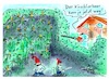 Cartoon: Licht ins Dunkle (small) by TomPauLeser tagged kirschlorbeer,kirschlorbeerhecke,canabis,hecke,schrebergarten,hanf,hanfplantage,gartenschere,heckenschere,kleingarten,kleingartenanlage,hanfanbau,dunkel,hell,wachen,ernte,sonnenlicht,schatten