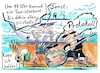 Cartoon: Maffiossos Alles Picobello (small) by TomPauLeser tagged lupe,vergrößerungsglas,empfangsbestätigung,verordnung,picobello,schiff,boot,reinigung,strassenreinigung,zahnbürtse,polizeiboot,polizeischiff,protokoll,meer,kai,hafengebiet