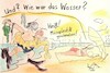 Cartoon: Sonne Strand und Meereshitze (small) by TomPauLeser tagged erderwärmung,klima,hitze,warm,heiss,schmelzen,geschmolzen,strand,sonne,wasserspielzeug,wasser,mallorca,sonnenschutz,sonnenschirm,badehose,bikini,meer