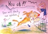 Cartoon: Nur spielen (small) by TomPauLeser tagged hund,mensch,ärgere,dich,nicht,halsband,zaun,hundeangst,angst,vor,hunde