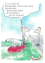 Cartoon: Rasenroboter (small) by TomPauLeser tagged rasenroboter,mähroboter,hund,gassifahren,gassigehen,tompaule,satire,roboter,rasen,rasenmäher,schlapplachsachen,wiese,mähen,zaun