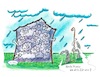 Cartoon: Schäfchen im Trockenen (small) by TomPauLeser tagged schäfchen,im,trockenen,schafe,schafhirt,hund,hirtenhund,regen,regenhütte,schutzhütte,satire,cartoon,schafherde