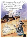 Cartoon: Schlaue Intelligenzen (small) by TomPauLeser tagged richter,justiz,ki,daten,schlau,klauen,diebstahl,stehlen,bandit,ernsthaft,datenstick,verhaften,verhaftung,künstliche,intelligenz,verbrechen,strafe,gericht,gerichtssaal,taten,straftat,ketten,handschellen,richterpult