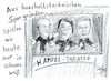 Cartoon: Sparmaßnahmen (small) by TomPauLeser tagged ampel,ampelkoalition,regierung,bundesregierung,ampelregierung,kasperletheater,puppentheater,puppenspiel,puppenbühne,kasperlebühne,kasperlefiguren,handspielfigur,haushaltstheater,haushalt,schwarzweiß,spieln,theaterspielen,olaf,scholz,fdp,spd,grüne