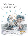 Cartoon: Stehen oder gehen (small) by TomPauLeser tagged rund,runde,stehen,gehen,gewalt,häusliche,wortspiel,rundungen,schlapplachsachen,satire,tompaule,cartoon,ich,steh,auf,dich,geht,mich