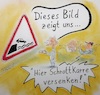 Cartoon: Ufer (small) by TomPauLeser tagged ufer,verkehrsschild,warnschild,warnhinweis,fahrschule,theorie,theoretisch,unterricht,schrottkarre