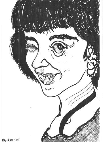 Cartoon: ASLI ALPAR THE CARTOONIST (medium) by Seydi Ahmet BAYRAKTAR tagged alpar,asli