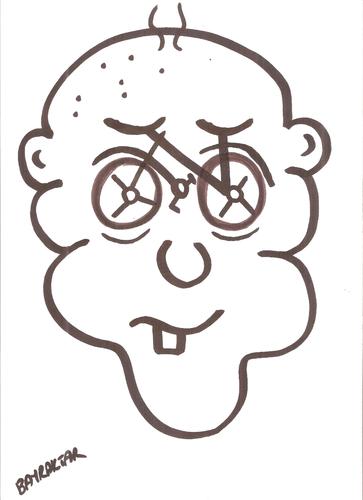 Cartoon: bicycle (medium) by Seydi Ahmet BAYRAKTAR tagged bicycle