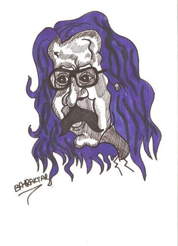 Cartoon: cem karaca (medium) by Seydi Ahmet BAYRAKTAR tagged cem,karaca