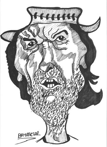 Cartoon: cowboy (medium) by Seydi Ahmet BAYRAKTAR tagged cowboy