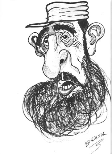 Cartoon: FIDEL CASTRO (medium) by Seydi Ahmet BAYRAKTAR tagged fidel,castro