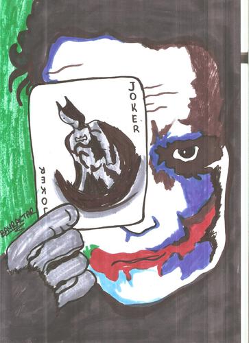 Cartoon: JOKER (medium) by Seydi Ahmet BAYRAKTAR tagged joker