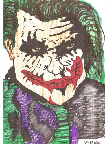 Cartoon: joker (medium) by Seydi Ahmet BAYRAKTAR tagged joker