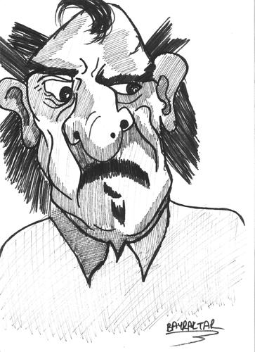 Cartoon: nervous (medium) by Seydi Ahmet BAYRAKTAR tagged nervous