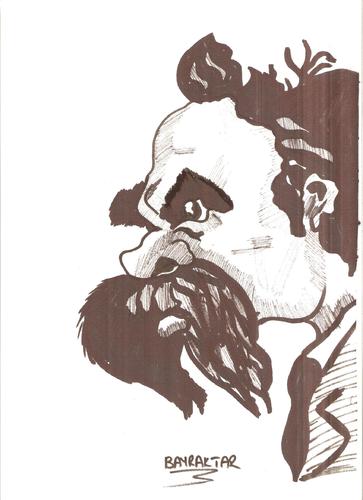 Cartoon: NIETZSCHE (medium) by Seydi Ahmet BAYRAKTAR tagged nietsche