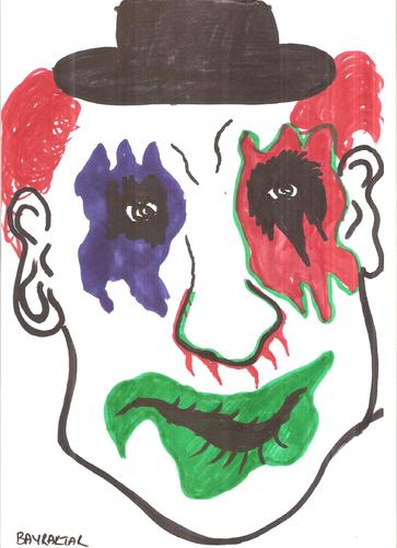 Cartoon: unhappy clown (medium) by Seydi Ahmet BAYRAKTAR tagged unhappy,clown