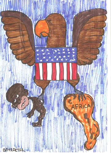 Cartoon: US (medium) by Seydi Ahmet BAYRAKTAR tagged us