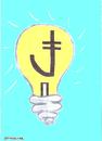 Cartoon: bulb and the symbol (small) by Seydi Ahmet BAYRAKTAR tagged bulb,and,the,symbol