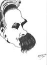 Cartoon: nietzsche (small) by Seydi Ahmet BAYRAKTAR tagged nietzsche