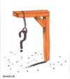 Cartoon: question mark the execution (small) by Seydi Ahmet BAYRAKTAR tagged question,mark,the,execution