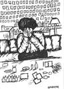 Cartoon: tired of the night man (small) by Seydi Ahmet BAYRAKTAR tagged tired,of,the,night,man