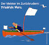 Cartoon: Der Zurückruderer (small) by andreascartoon tagged merz,cdu,politik,wahlen,umfallen,umfaller,union,bundestag