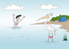 Cartoon: beach (small) by Tarasenko  Valeri tagged humor,smile