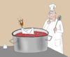 Cartoon: cockroaches (small) by Tarasenko  Valeri tagged cockroaches,borsch,kitchen,cooks