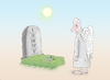 Cartoon: commandment (small) by Tarasenko  Valeri tagged commandment,religion,grave,monument