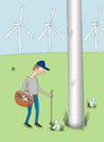 Cartoon: fan (small) by Tarasenko  Valeri tagged fan,wind,energy