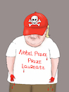 Cartoon: laureate (small) by Tarasenko  Valeri tagged nobel,peace,prize,laureate